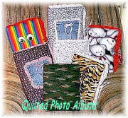 Quilted photo albums - $20.00