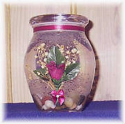 7" cylinder; Sandalwood Rose; $20.00
